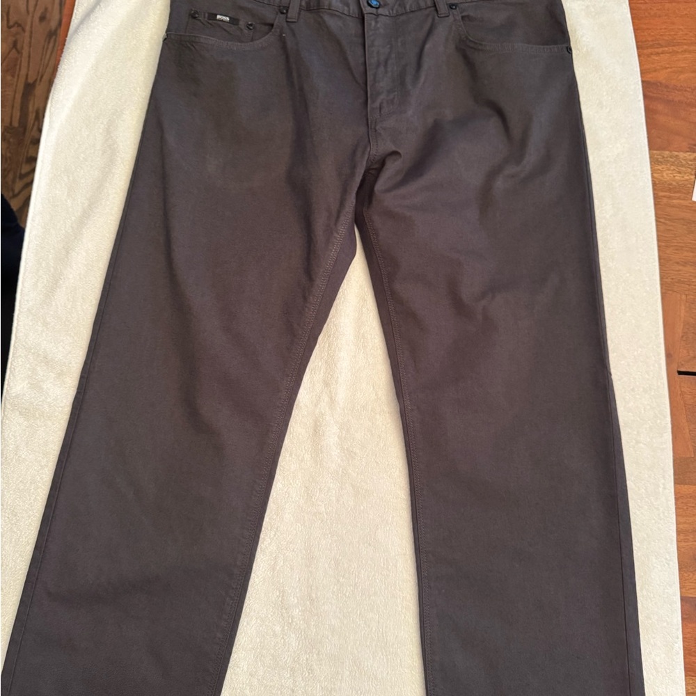 Boss Men's Chinos - Dark Brown great condition. 36x34